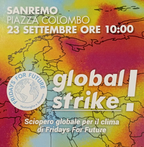 Sanremo: venerdì prossimo il 'Global Climate Strike' in piazza Colombo, aderisce anche la Cgil Sanremo: venerdì prossimo il 'Global Climate Strike' in piazza Colombo, aderisce anche la Cgil