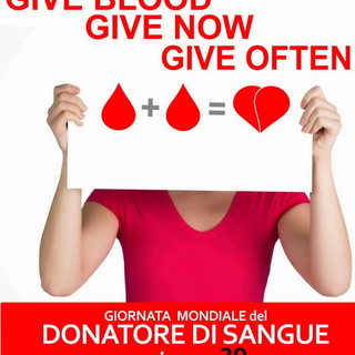 Imperia: domani per la 'Giornata della donazione di sangue' una serie di eventi della Fidas Imperia: domani per la 'Giornata della donazione di sangue' una serie di eventi della Fidas