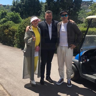 Sanremo: l'attrice cinese Gong Li di 'Lanterne Rosse' oggi in elicottero da Cannes al 'Golf degli Ulivi' (Foto)