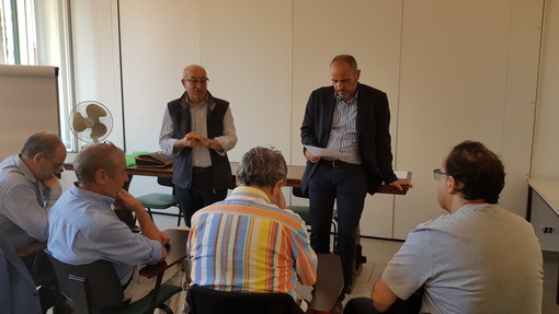 Imperia: per le Elezioni Amministrative, il candidato Guido Abbo incontra i commercianti della Confesercenti