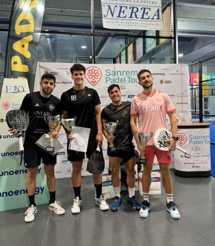 Oltre 230 iscritti e diretta online da record, successo per la seconda tappa del Sanremo Padel Tour (Foto) Oltre 230 iscritti e diretta online da record, successo per la seconda tappa del Sanremo Padel Tour (Foto)