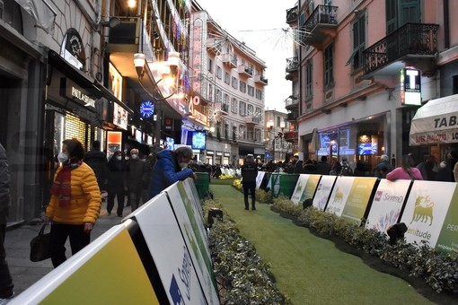 Il green carpet di via Matteotti