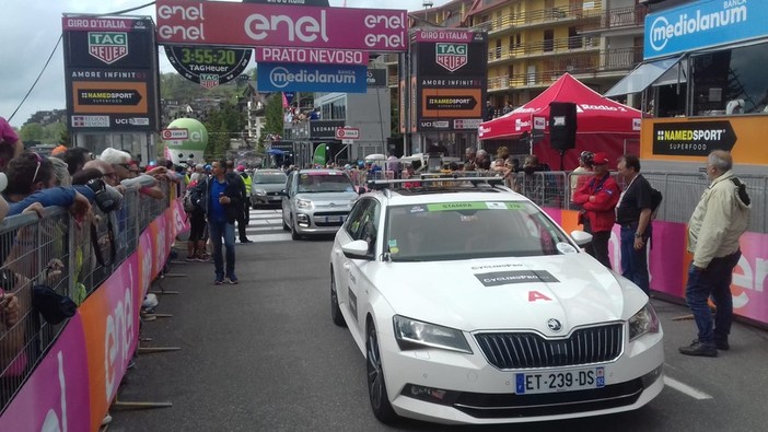 La Carovana del #Giro è arrivata a Prato Nevoso (FOTO E VIDEO)