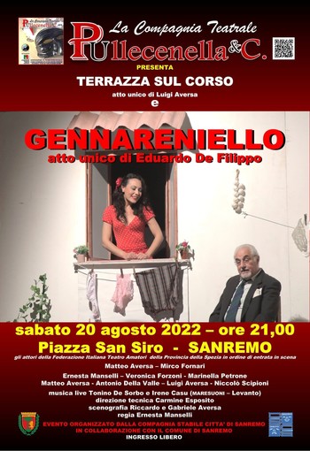 Sanremo: dialetto napoletano ospite della rassegna “Nini Sappia” in piazza San Siro