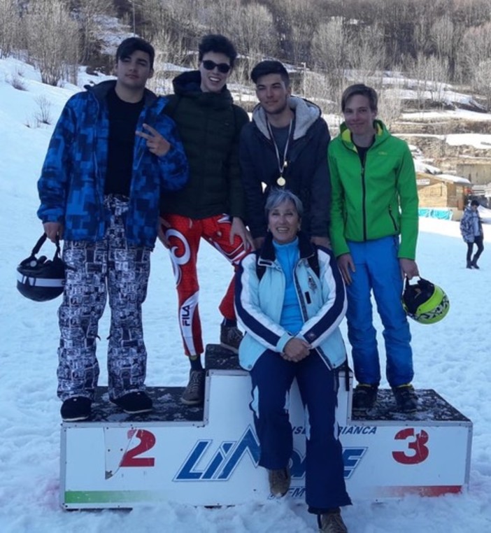 Sci: Edoardo Marcuzzo del Polo Tecnologico Imperiese si vince gli studenteschi interregionali di Sci Alpino
