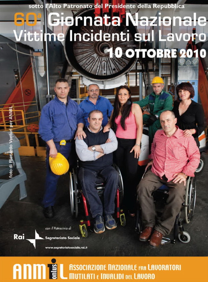 Anche ad Imperia l'Anmil organizza la Giornata per le vittime sul lavoro