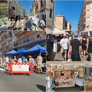 Bordighera, la 43° edizione della "Giornata commerciale del ribasso" ravviva il centro (Foto e video)