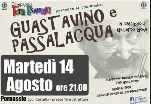 Pornassio: domani sera in località Castello la commedia musicale “I Guastavino e i Passalacqua”