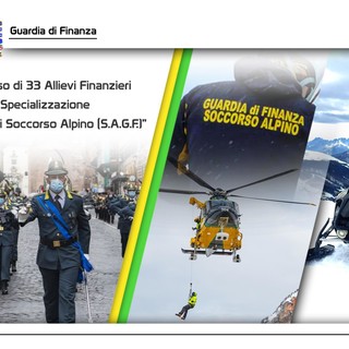 Guardia di Finanza: pubblicato il concorso per 33 allievi del contingente Tecnico Soccorso Alpino