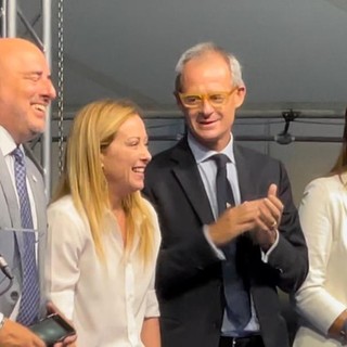 Elezioni politiche, Giorgia Meloni a Genova: "Con me l'Italia sarà rispettata nel mondo, recuperiamo il rapporto tra politica e cittadini" (Foto e video)