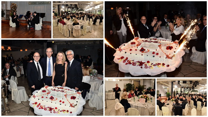 Sanremo: dopo la presentazione del libro, ieri sera al 'Roof' il gala per i 110 del Casinò