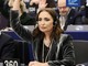 Gianna Gancia durante un intervento all'europarlamento Gianna Gancia durante un intervento all'europarlamento