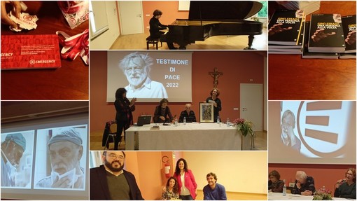 Ventimiglia, al fondatore di Emergency Gino Strada va il premio “Testimone di pace 2022” (Foto e video) Ventimiglia, al fondatore di Emergency Gino Strada va il premio “Testimone di pace 2022” (Foto e video)