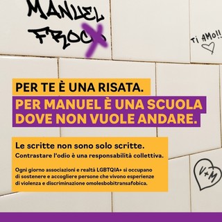 Sanremo aderisce alla campagna "Non sono solo scritte" per la Giornata Internazionale contro l’Omolesbobitransfobia
