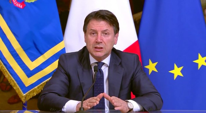 Il Presidente del Consiglio Giuseppe Conte Il Presidente del Consiglio Giuseppe Conte