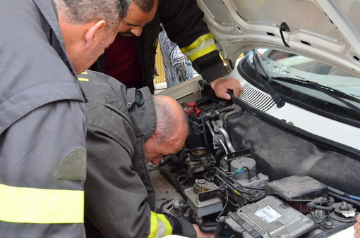 Sanremo: fugge dal trasportino e si rifugia nel motore di un'auto, nemmeno i pompieri riescono a fermarlo