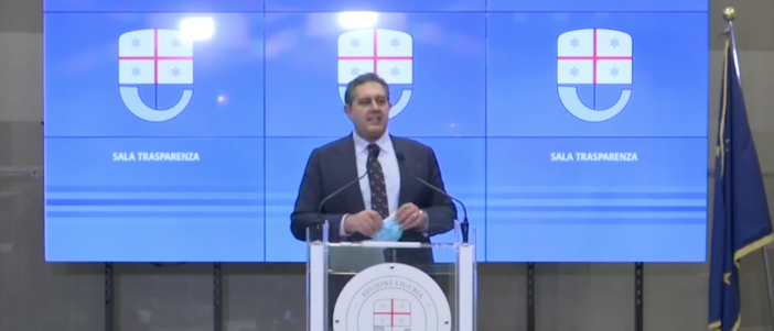 Restrizioni anti Covid nel distretto sanremese: Toti "Misure dolorose per i commercianti ma prese con coscienza" (Video) Restrizioni anti Covid nel distretto sanremese: Toti "Misure dolorose per i commercianti ma prese con coscienza" (Video)