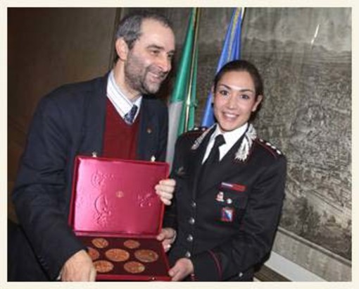 Il nuovo Comandante a destra nella foto