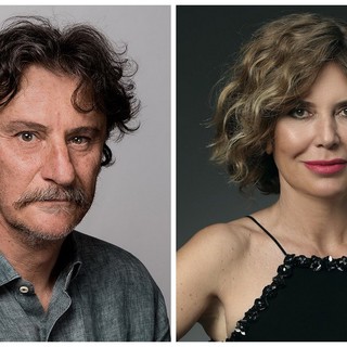 Giorgio Tirabassi e Sabina Guzzanti