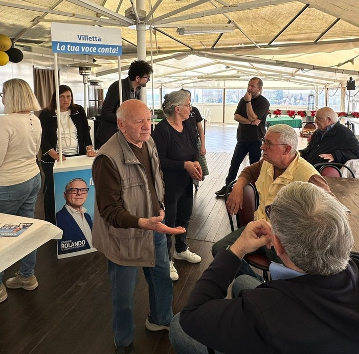 Elezioni Sanremo, alla Villetta prosegue la campagna di ascolto di Gianni Rolando