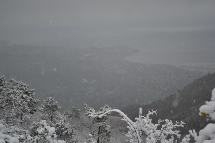 Nevicata sul Ponente e a Limonetto, le suggestive immagini di tre lettori