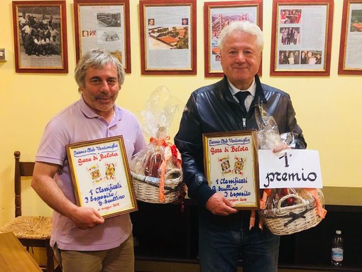 Ventimiglia: Gaetano Scullino e Francesco Esposito vincono la gara di Belotta del TC frontaliero (Foto) Ventimiglia: Gaetano Scullino e Francesco Esposito vincono la gara di Belotta del TC frontaliero (Foto)