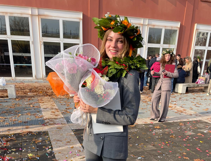 La sanremese Giorgia Zaffanelli si laurea in sociologia a Milano (Foto) La sanremese Giorgia Zaffanelli si laurea in sociologia a Milano (Foto)