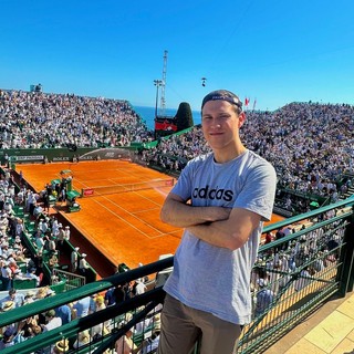 Il 'sanremese' Georgy Tkachenko star dei social sul tennis “All’inizio era dura, ora posso incontrare i top Atp”