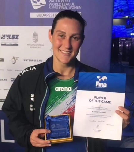 Pallanuoto. La grande protagonista: Giulia Gorlero premiata come miglior giocatrice del Setterosa contro l'Olanda