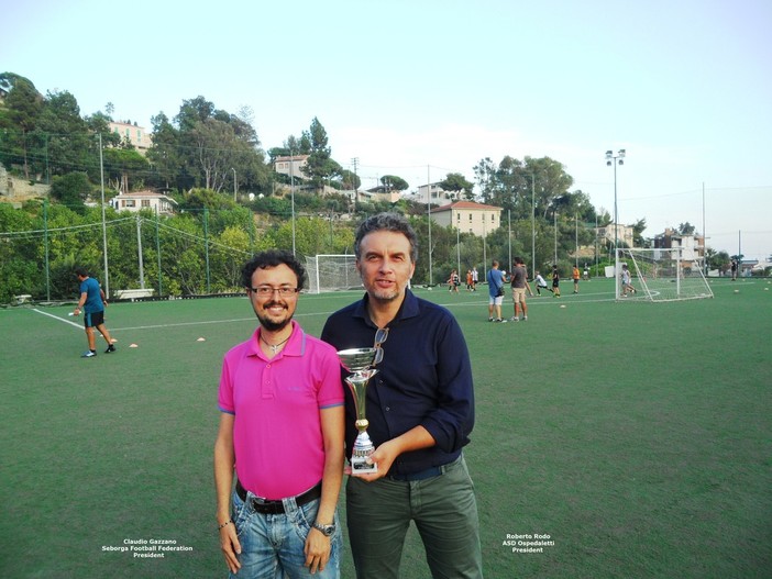 Calcio. La Federazione di Seborga ringrazia il Presidente uscente dell'Ospedaletti Roberto Rodo