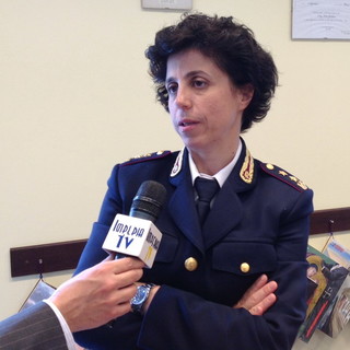 Il Comandante della Stradale Giovanna Lori