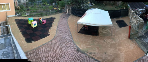 Dolceacqua: terminati i lavori per il nuovo giardino della Scuola dell'Infanzia, Gazzola "Promessa mantenuta"