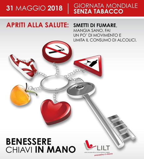 Domani è la Giornata contro il Tabacco: la Lilt "Spegni la sigaretta, apriti alla salute" Domani è la Giornata contro il Tabacco: la Lilt "Spegni la sigaretta, apriti alla salute"