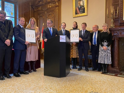 Monaco: alla conferenza stampa d'inizio anno, presentato ieri il gemellaggio con Dolceacqua