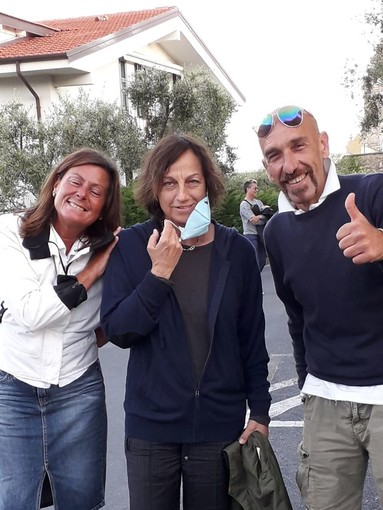 Gianna Nannini nella foto pubblica postata su Facebook da Fulvio Ghirardi