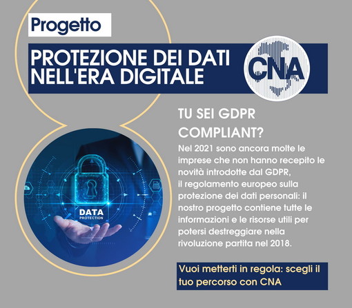 Cna Imperia: protezione dei dati nell'era digitale: un nuovo progetto per le imprese