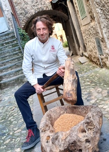 Lo chef Federico lanteri dell'Osteria Martini