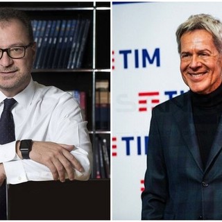 Giorgio Mulè e Claudio Baglioni Giorgio Mulè e Claudio Baglioni