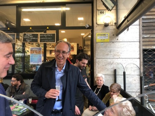 Elezioni Sanremo: festa di chiusura del candidati Giuseppe Faraldi e Simona Moraglia