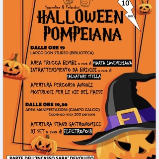 Lunedì sera a Pompeiana la grande festa di Halloween, appuntamento alle 19 in largo Don Sturzo Lunedì sera a Pompeiana la grande festa di Halloween, appuntamento alle 19 in largo Don Sturzo