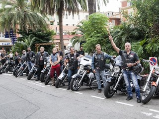 Il Harley Davidson Club di Monaco a Menton