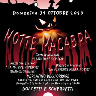 Ospedaletti: domenica sera la 'Notte di Halloween' nel centro della cittadina