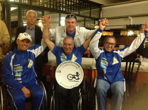 Handbike: vittoria di Saverio di Bari anche a Savona nella finale del Campionato Italiano per società