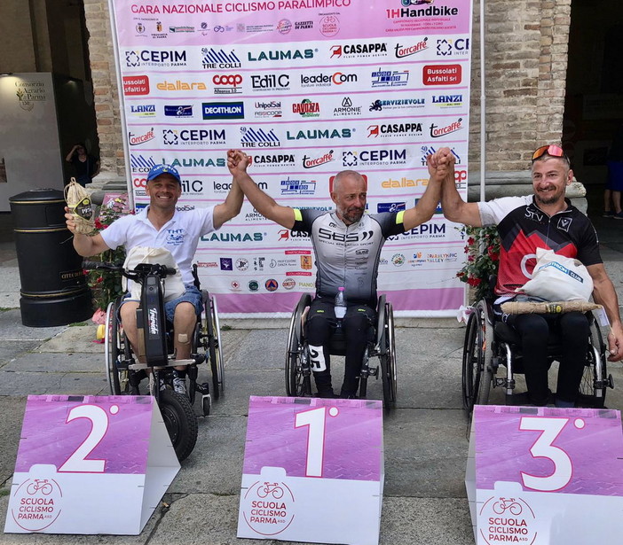 Handbike: secondo posto per il ventimigliese Saverio Di Bari al campionato italiano società