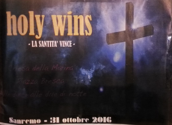 Sanremo: stasera molti faranno festa con Halloween ma la Chiesa della Marina proporrà 'Holy Wins' una serata con i Santi
