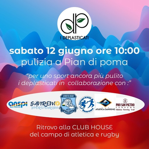 Sanremo: I Deplasticati fanno squadra per ripulire la zona di Pian di Poma