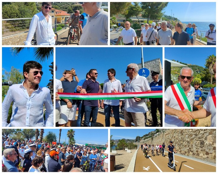 Inaugurato stamattina il tratto di ciclabile tra San Lorenzo e Imperia: Scajola "Entro Pasqua il collegamento con Diano Marina" (Foto e Video) Inaugurato stamattina il tratto di ciclabile tra San Lorenzo e Imperia: Scajola "Entro Pasqua il collegamento con Diano Marina" (Foto e Video)