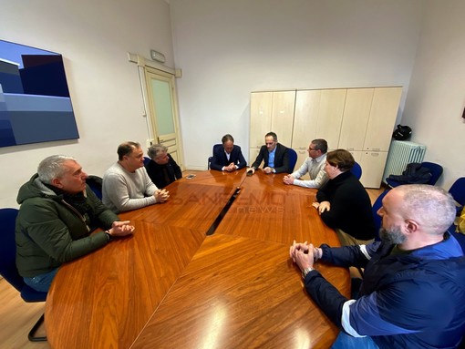 La riunione in Comune a Sanremo