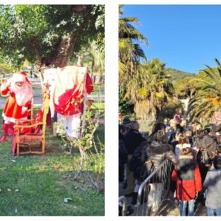 Ventimiglia, in tanti nei giardini pubblici per lo spettacolo teatrale itinerante &quot;Il Natale ai tempi di Tik Tok&quot; (Foto)