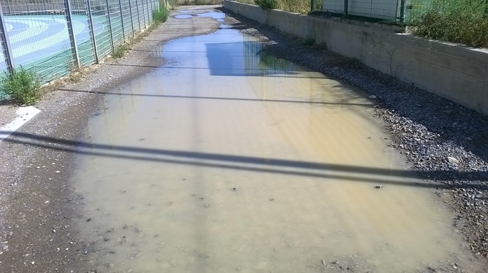 Sanremo: lettore chiede l'asfaltatura della strada che porta all'ingresso della pista d'atletica Sanremo: lettore chiede l'asfaltatura della strada che porta all'ingresso della pista d'atletica